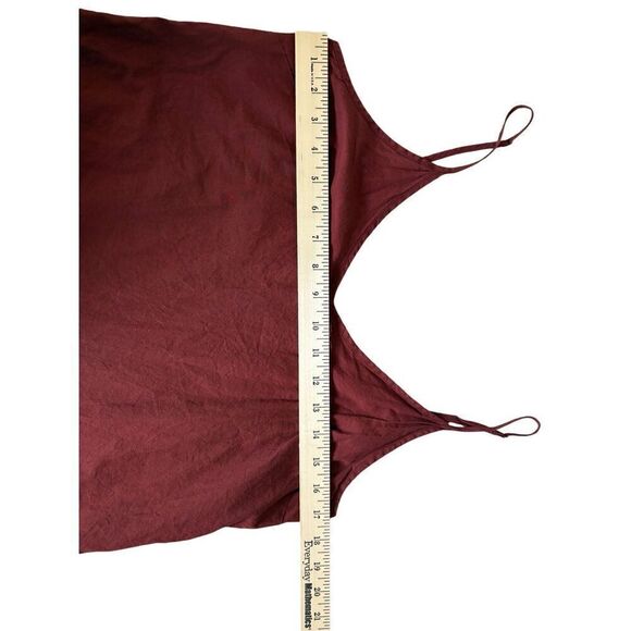 Evereve Midi Dress Belted size S Rust Brick brown - Picture 6 of 12